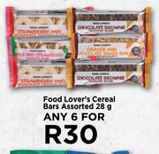 Food Lover's Cereal Bars Assorted-For Any 6 x 28g