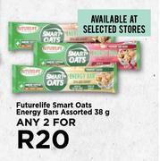 Futurelife Smart Oats Energy Bars Assorted-For Any 2 x 38g