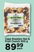 Cape Roasters Nut & Fruit Crunch-500g Each