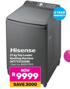 Hisense 21Kg Top Loader Washing Machine WT7T2125DB