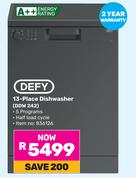 Defy 13 Place Dishwasher DDW 242