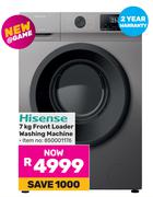 Hisense 7Kg Front Loader Washing Machine