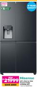 Hisense 601Ltr Side-By-Side Freezer Fridge H780SB-IDL