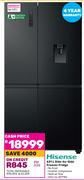 Hisense 631Ltr Side-By-Side Freezer Fridge