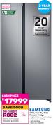 Samsung 647Ltr Side-By-Side Freezer Fridge