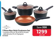 Home Living 7 Piece Non-Stick Cookware Set-Per Set