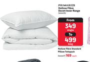 Primaries Hollow Fibre Duvet Inner Range-Each