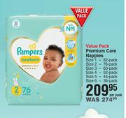 Pampers Premium Care Nappies Value Pack-Per Pack
