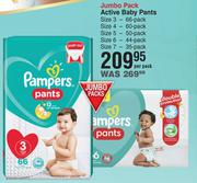 Pampers Active Baby Pants Jumbo Pack-Per Pack