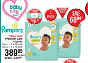 Pampers Premium Care Nappies Value Pack-Per Bale