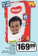 Huggies Dry Comfort Disposable Nappies Jumbo Pack-Per Pack