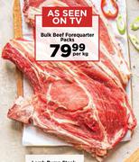 Bulk Beef Forequarter Packs-Per Kg