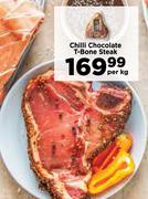 Chilli Chocolate T-Bone Steak-Per Kg