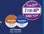 Vaseline Lip Therapy Assorted-20g