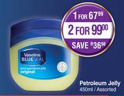 Vaseline Petroleum Jelly Assorted-For 2 x 450ml 