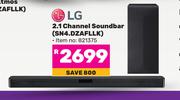 LG 2.1 Channel Soundbar SN4.DZAFLLK