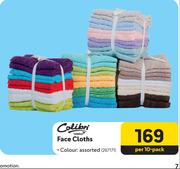 Colibri Face Cloths 267171-Per 10 Pack