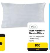 Classic Plush Microfibre Standard Pillow 458313-Each