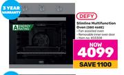 Defy Slimline Multifunction Oven DBO468E