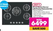 Defy 90cm Gemini Burner With Precise Flame DHG905