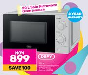 Defy 20Ltr Solo Microwave Oven DM0384