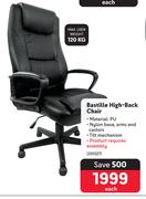 Bastille High Back Chair
