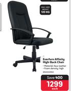 Everfurn Affinity High Back Chair