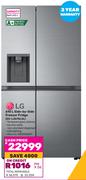 LG 610Ltr Side-By-Side Freezer  Fridge GC-L257SLXL