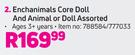 Enchantimals Core Doll And Animal Or Doll Assorted