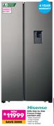Hisense 508Ltr Side-By-Side Freezer Fridge H670SIT-WD