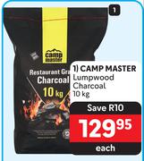 Campmaster Lumpwood Charcoal-10Kg Each