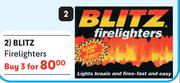 Blitz Firelighters-For 3