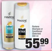 Pantene Shampoo Or Conditioner (Selected)-400ml Each