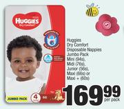 Huggies Dry Comfort Disposable Nappies Jumbo Pack-Per Pack