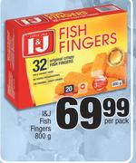 I&J Fish Fingers-800g Per Pack
