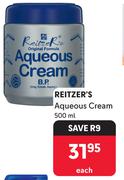 Reitzer's Aqueous Cream-500ml Each