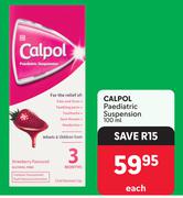 Calpol Paediatric Suspension-100ml Each