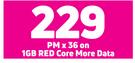 Vivo Y21s 4G Smartphone-On 1GB Red Core More Data