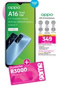Oppo A16 4G Smartphone-On 1GB Red Core More Data