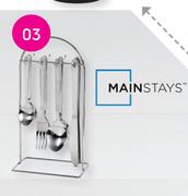 Mainstays 16-Piece Or 24-Pirece Stainless Steel Hanging Cutlery Set-Per Set