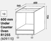 Home & Kitchen 600mm Under Counter Oven Floor Units (609115)