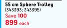 Tosca 55cm Sphere Trolley-Each