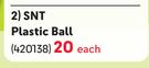 SNT Plastic Ball-Each