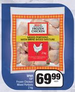 Spar IQF Frozen Chicken Mixed Portions-2Kg Each