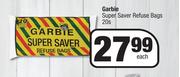 Garbie Super Saver Refuse Bags 20s-Each