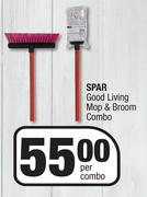 Spar Good Living Mop & Broom Combo-Per Combo