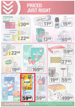 SUPERSPAR EASTERN CAPE : Our Best For Less (26 October - 7 November 2021) | Valid In Butterworth, Cofimvaba, Daku, Engcobo, Georgious, Highway, Kwantu, Mdantsane, Ndu, New Brighton, Protea, Zonke, page 7