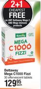 Bettaway Mega C1000 Fizzi 30 Effervescent Tablets-Each