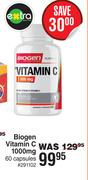 Biogen Vitamin C 1000mg 291102-60 Capsules