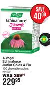 A.Vogel Echinaforce Junior Colds & Flu 120 Chewable Tablets 14529